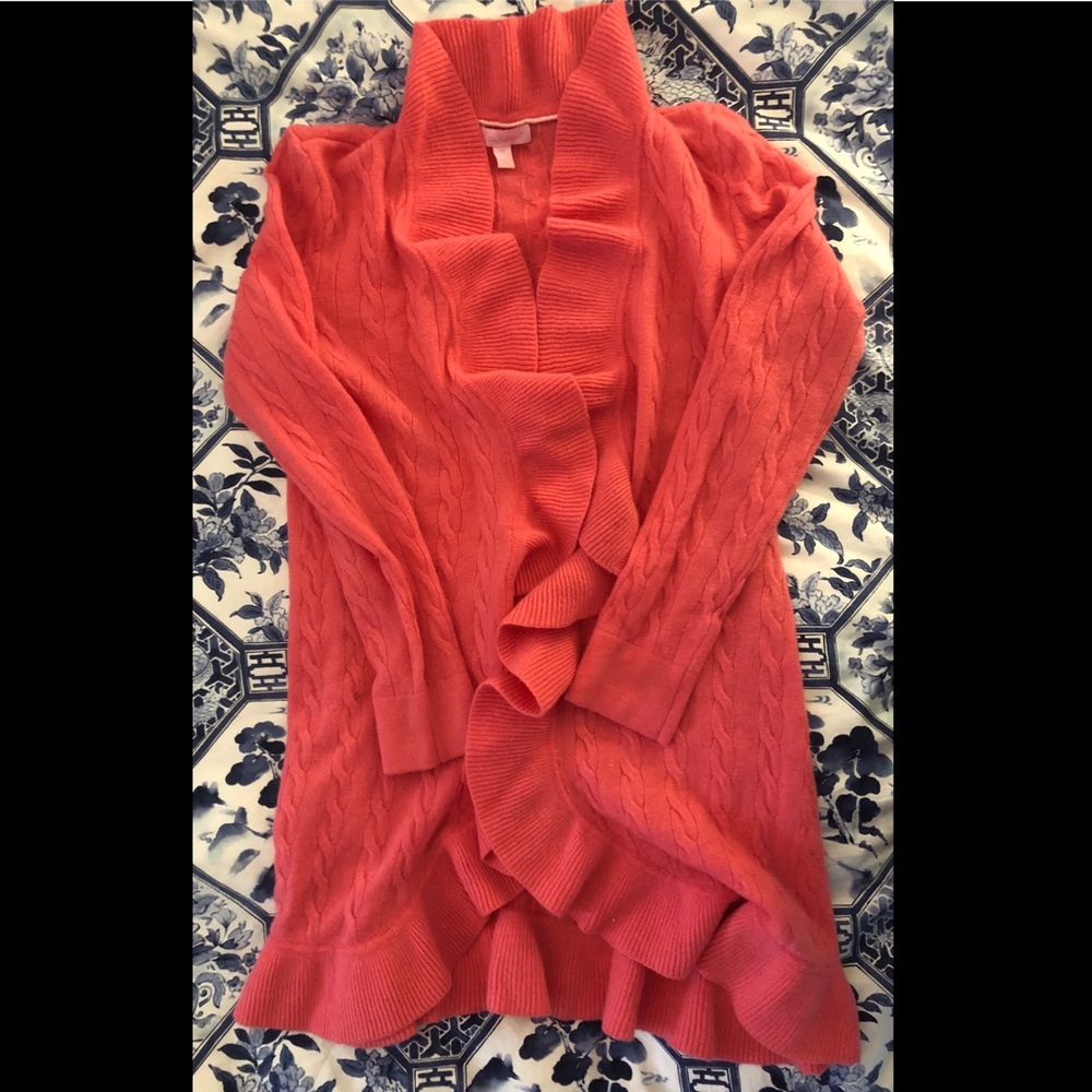 Lilly Pulitzer 100% Cashmere Sweater mid hip XS
